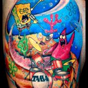 tattoo sponge bob
